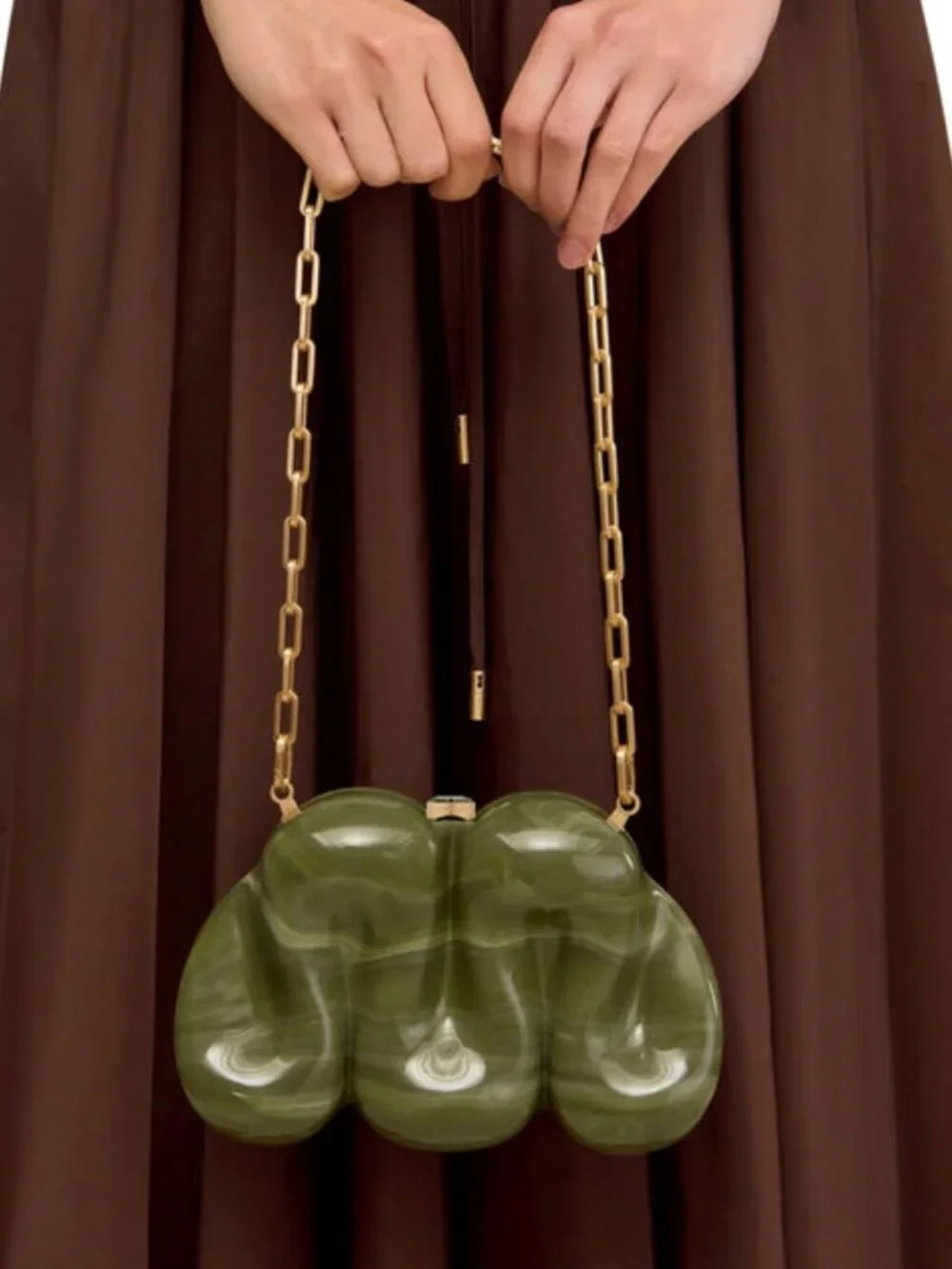 Cult Gaia Squiggle Clutch